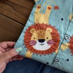 بلوز و شورت طرح شیر