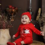 سرهمی یلدا (قرمز- طرح برفی)