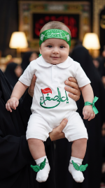 ست رامپر محرم (رنگ سفید) - Image 5